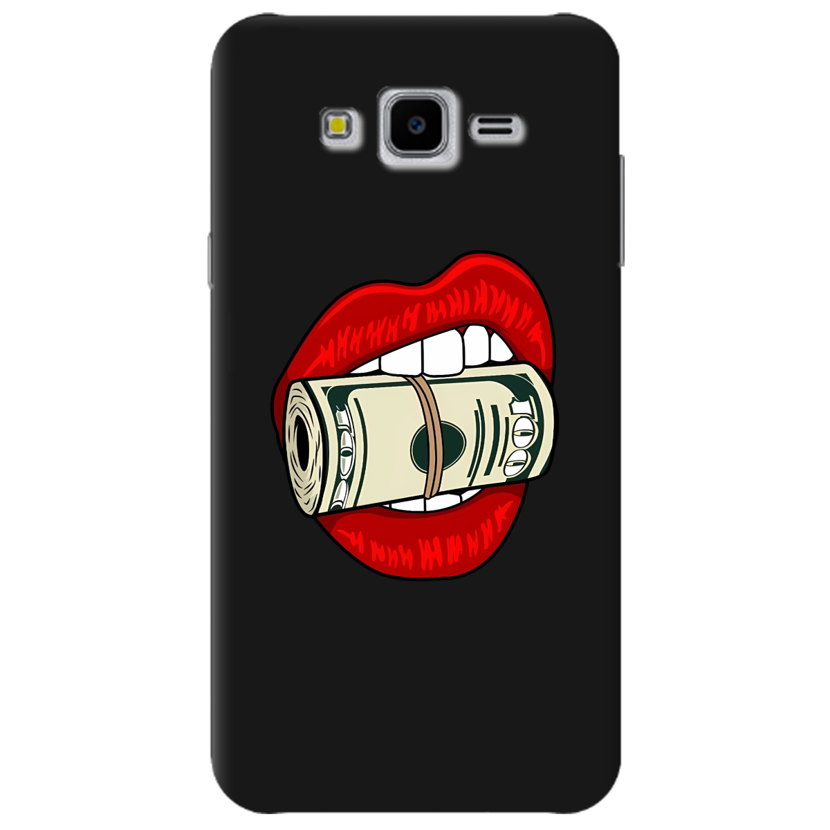 Чохол для Samsung Galaxy J7 Neo J701F/DS чорний матовий soft touch Secret - фото 1 - Чохли для телефонів