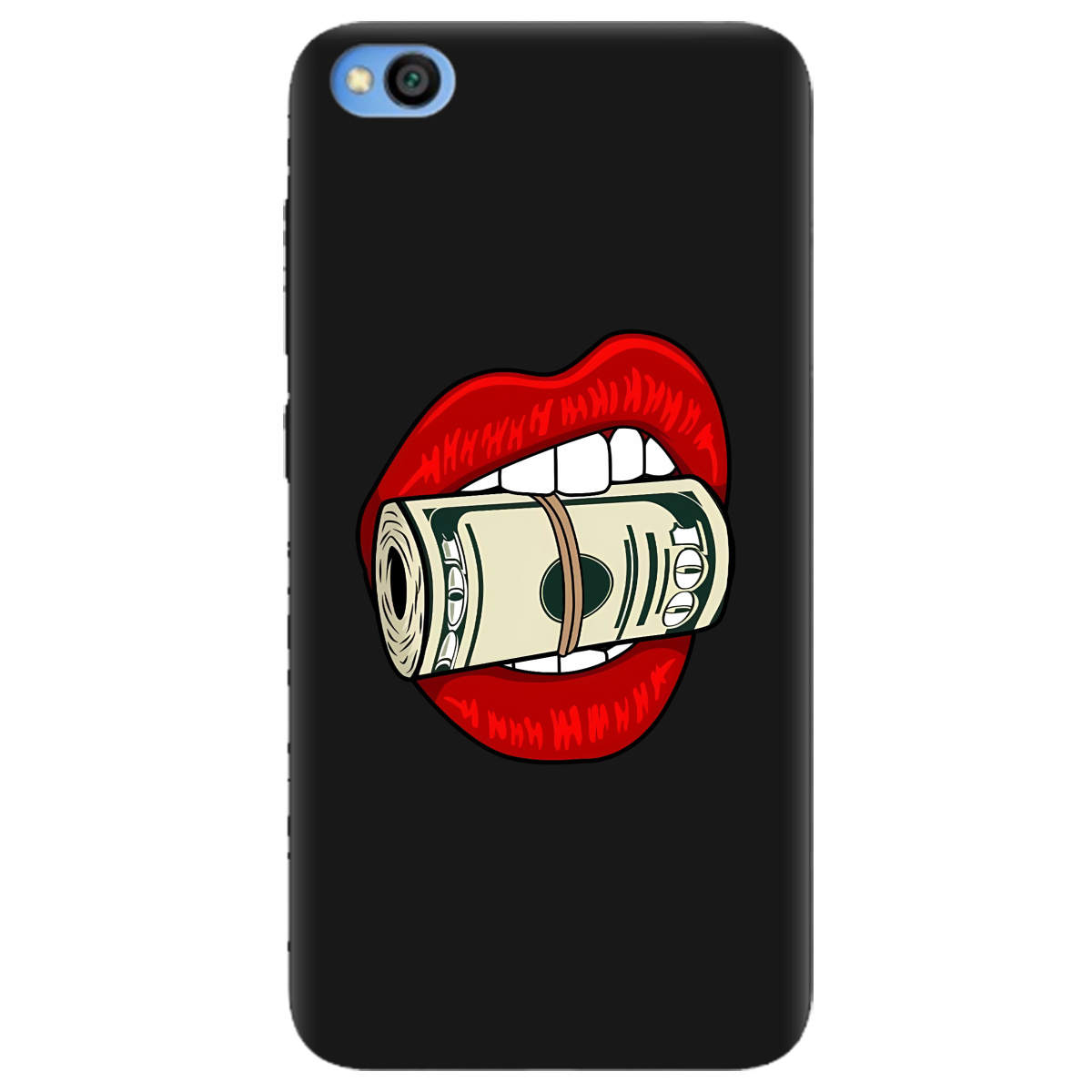 Чохол для Xiaomi Redmi Go чорний матовий soft touch Secret - фото 1 - Чохли для телефонів