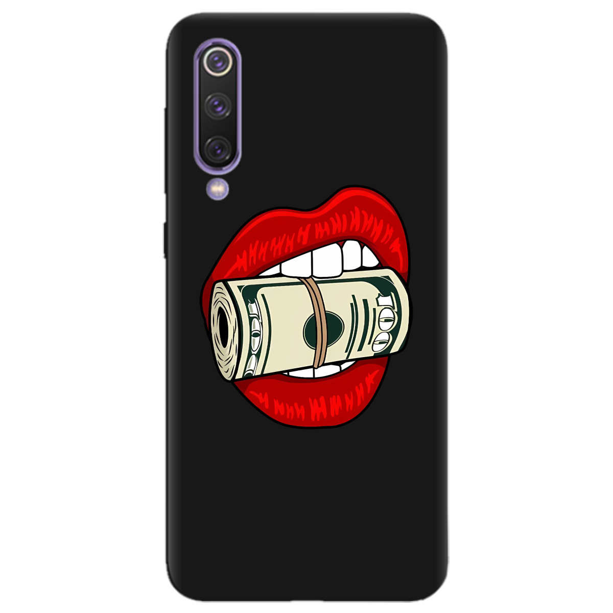 Чехол для Xiaomi Mi 9 SE черный матовый soft touch Secret - фото 1 - Чехлы для телефонов