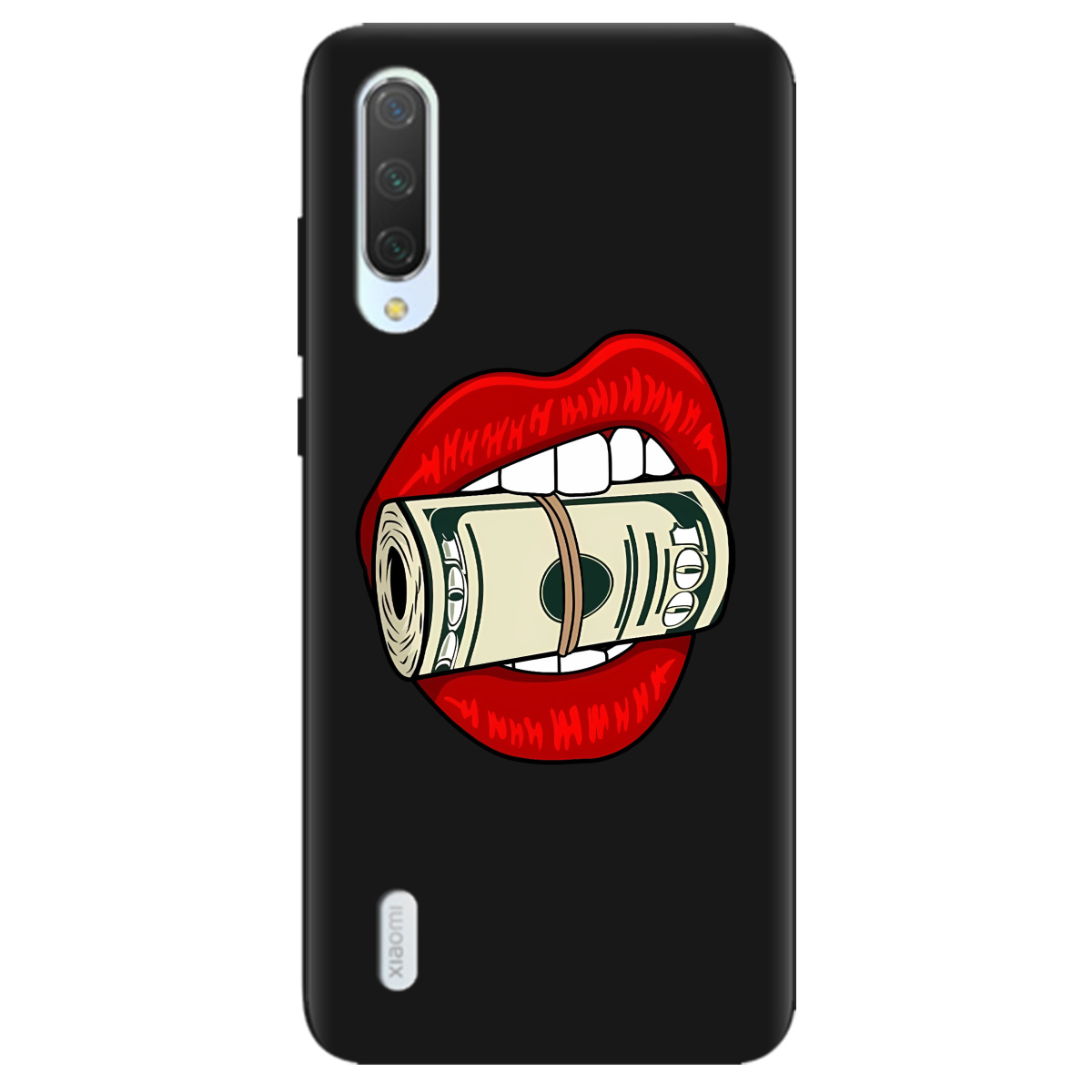 Чохол для Xiaomi Mi A3 чорний матовий soft touch Secret - фото 1 - Чохли для телефонів