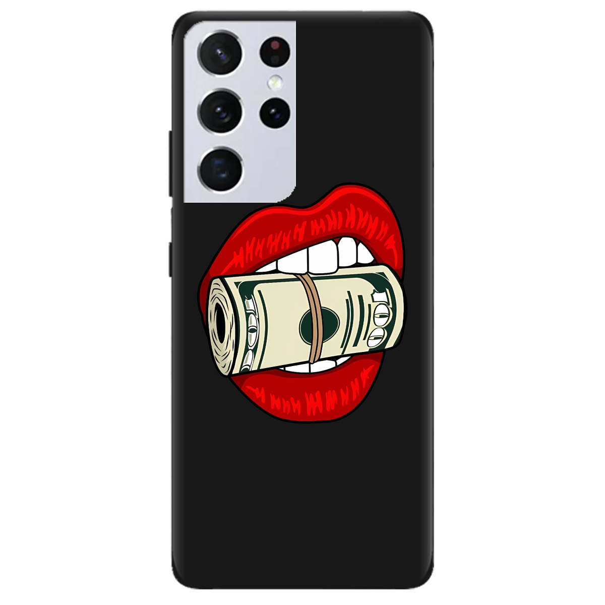 Чехол для Samsung Galaxy S21 Ultra черный матовый soft touch Secret - фото 1 Чехол для Samsung Galaxy S21 Ultra черный матовый soft touch Secret - фото 1 - Чехлы для телефонов