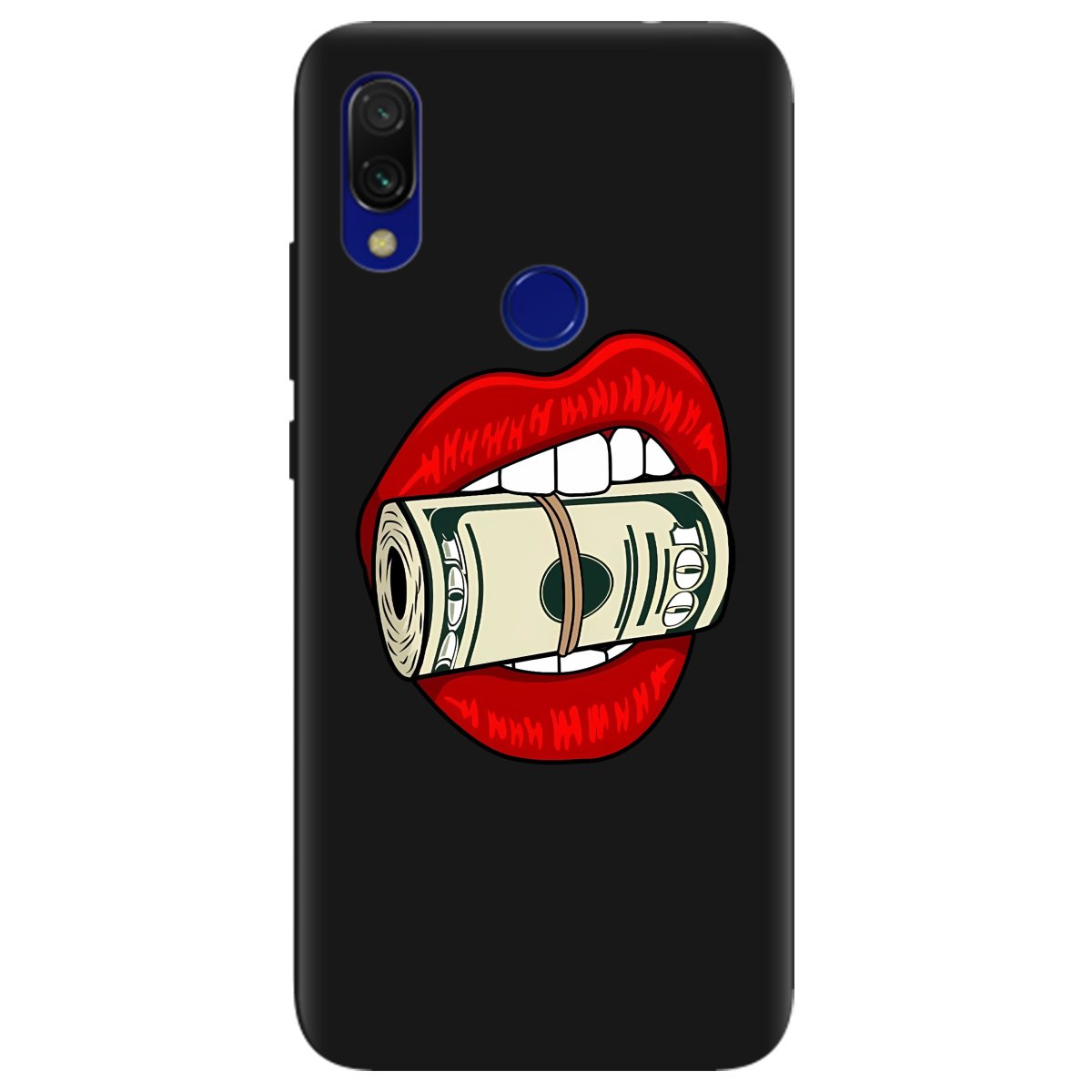 Чохол для Xiaomi Redmi Note 7/7Pro чорний матовий soft touch Secret - фото 1 - Чохли для телефонів