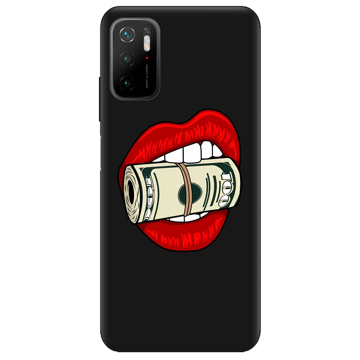 Чохол для Xiaomi Redmi Note 10 5G чорний матовий soft touch Secret - фото 1 - Чохли для телефонів