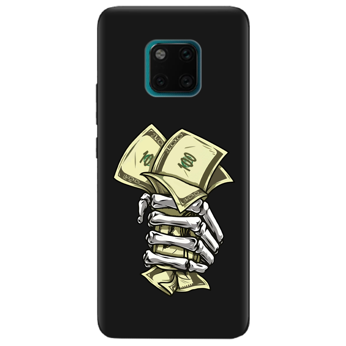 Чехол для Huawei Mate 20 Pro черный матовый soft touch Загашник - фото 1 - Чехлы для телефонов