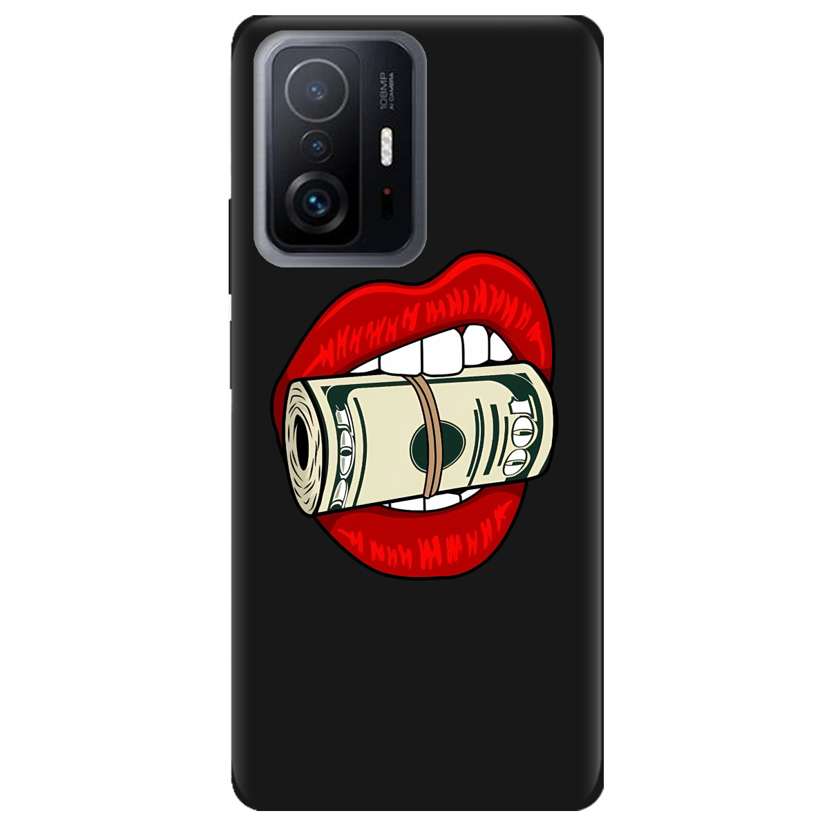 Чехол для Xiaomi 11T черный матовый soft touch Secret - фото 1 - Чехлы для телефонов