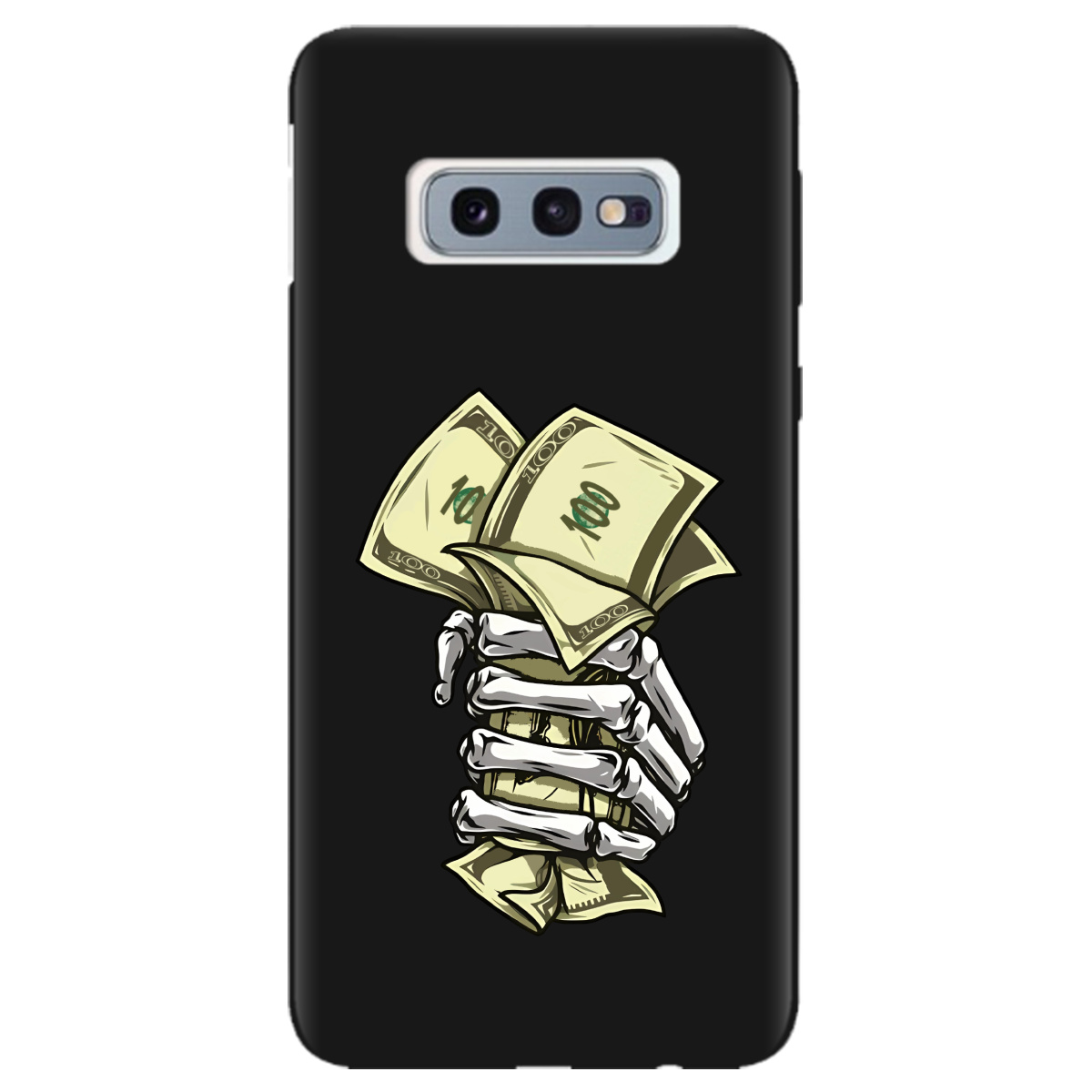 Чехол для Samsung Galaxy S10e черный матовый soft touch Загашник - фото 1 - Чехлы для телефонов