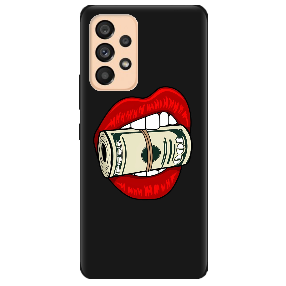Чохол для Samsung Galaxy A53 чорний матовий soft touch Secret - фото 1 Чохол для Samsung Galaxy A53 чорний матовий soft touch Secret - фото 1 - Чохли для телефонів