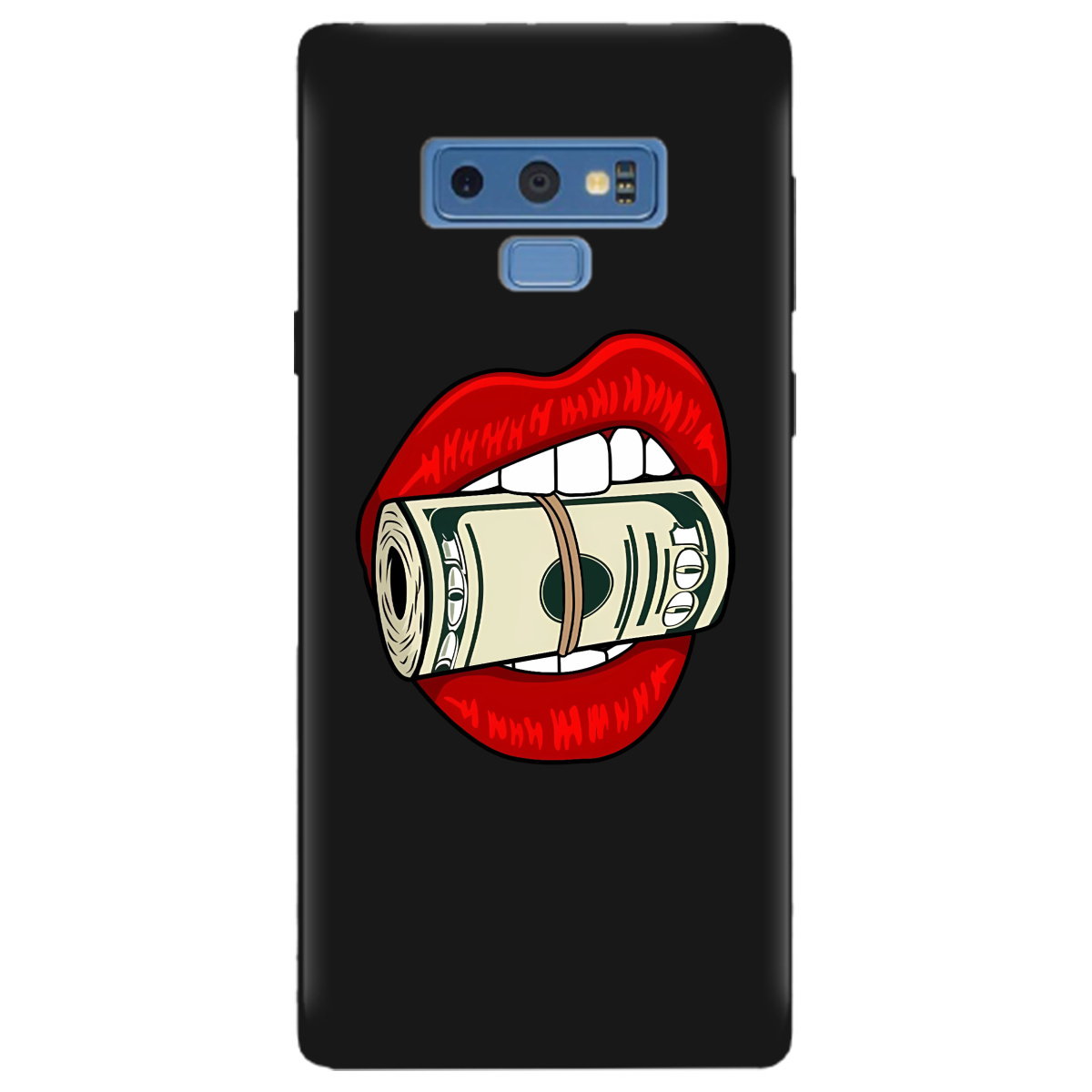 Чохол для Samsung Galaxy Note 9 чорний матовий soft touch Secret - фото 1 - Чохли для телефонів