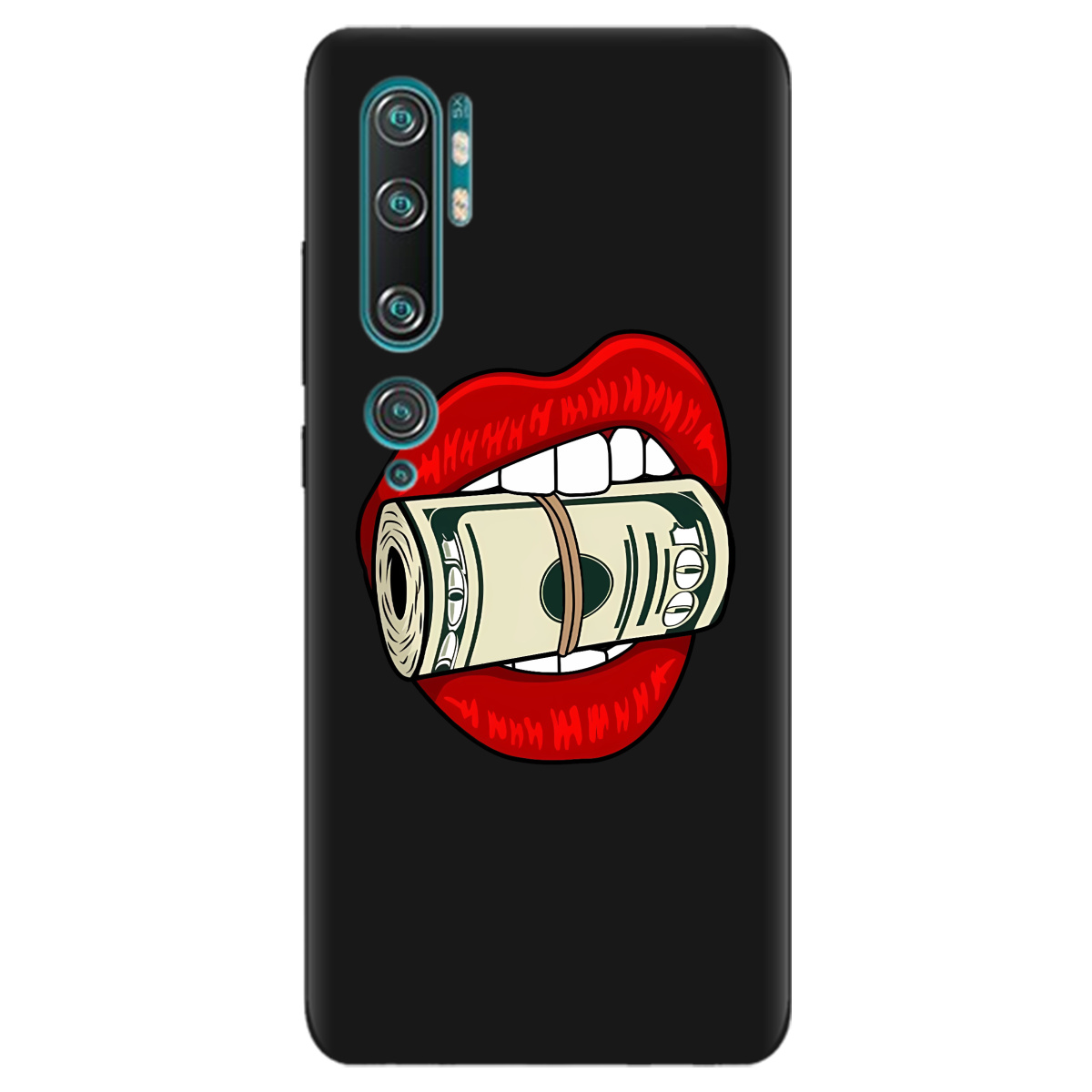 Чохол для Xiaomi Mi Note 10 Pro чорний матовий soft touch Secret - фото 1 - Чохли для телефонів