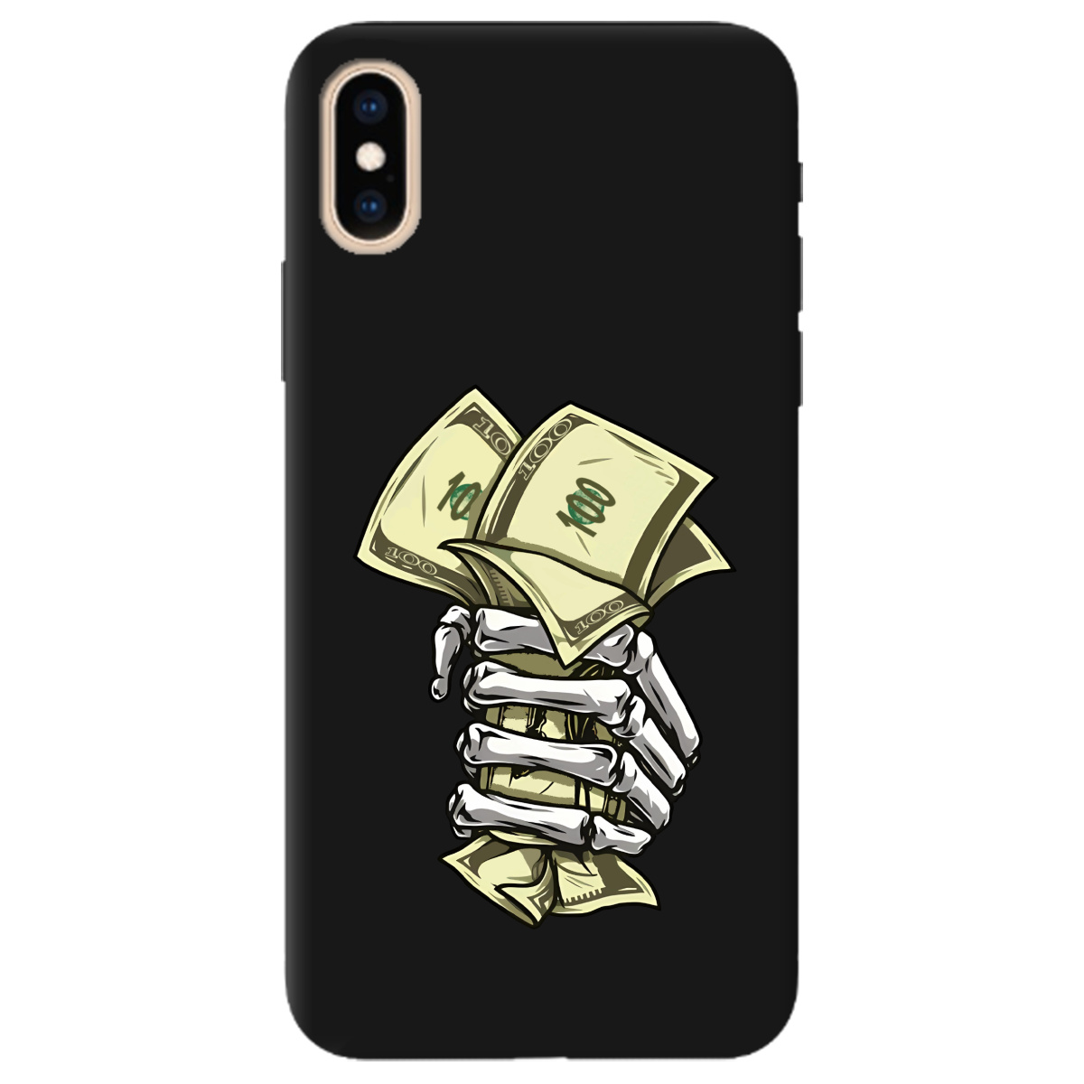 Чехол для Apple iPhone XS Max черный матовый soft touch Загашник - фото 1 Чехол для Apple iPhone XS Max черный матовый soft touch Загашник - фото 1 - Чехлы для телефонов