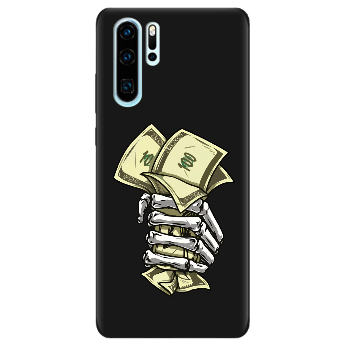 Чехол для Huawei P30 Pro черный матовый soft touch Загашник - фото 1 - Чехлы для телефонов