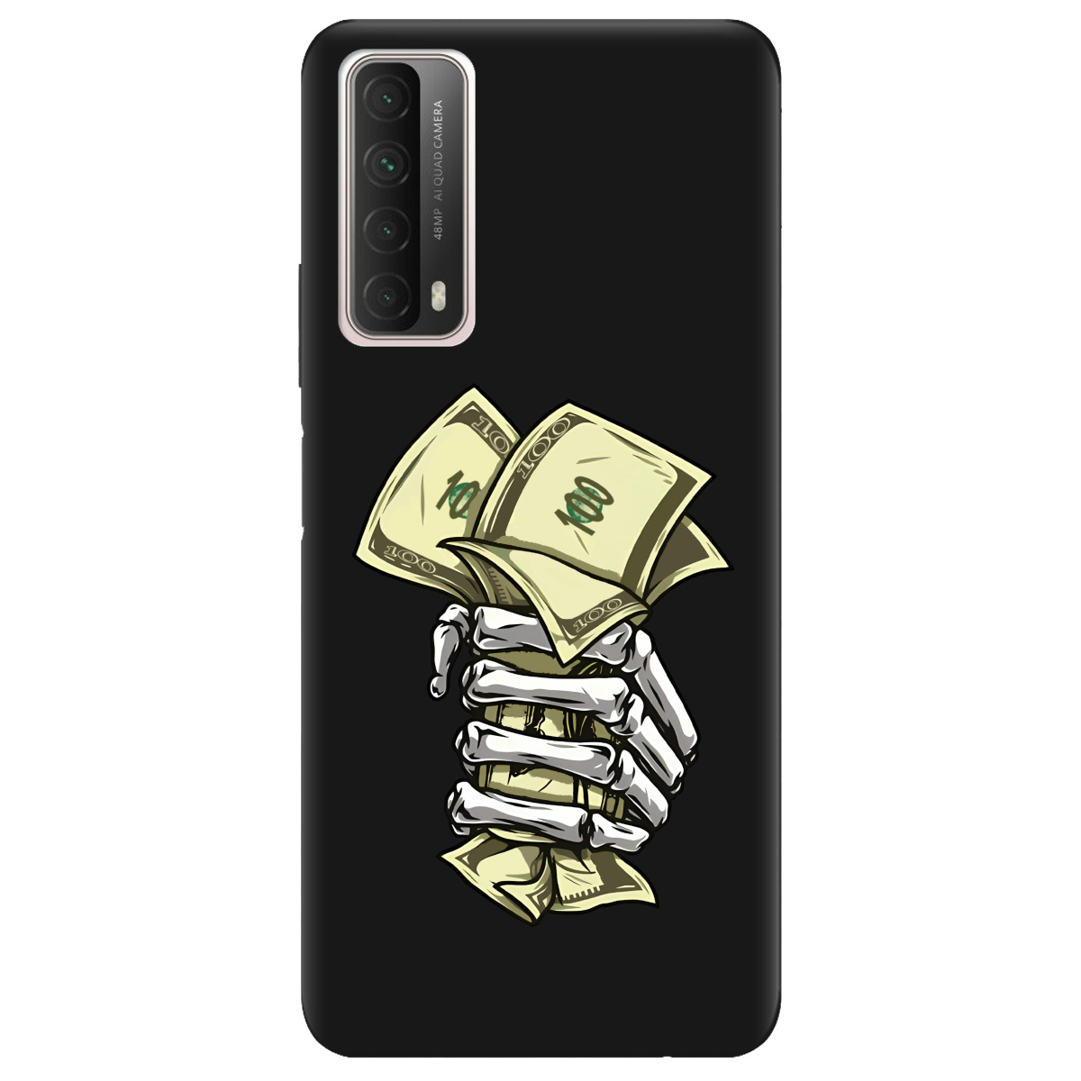 Чехол для Huawei P Smart 2021 черный матовый soft touch Загашник - фото 1 - Чехлы для телефонов