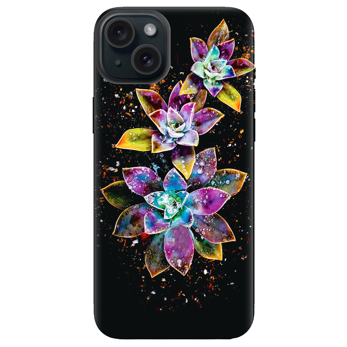 Чехол для Apple iPhone 15 Magical flowers - фото 1 - Чехлы для телефонов