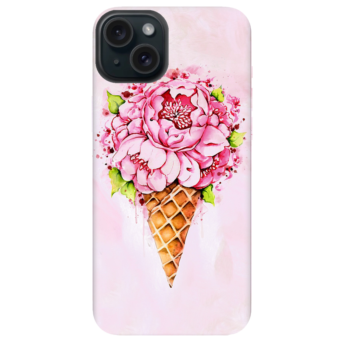 Чехол для Apple iPhone 15 Ice cream - фото 1 - Чехлы для телефонов