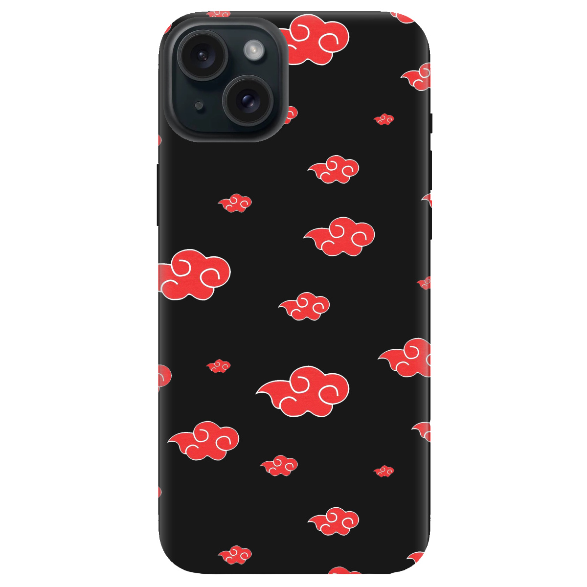 Чехол для Apple iPhone 15 черный матовый soft touch Akatsuki - фото 1 Чехол для Apple iPhone 15 черный матовый soft touch Akatsuki - фото 1 - Чехлы для телефонов