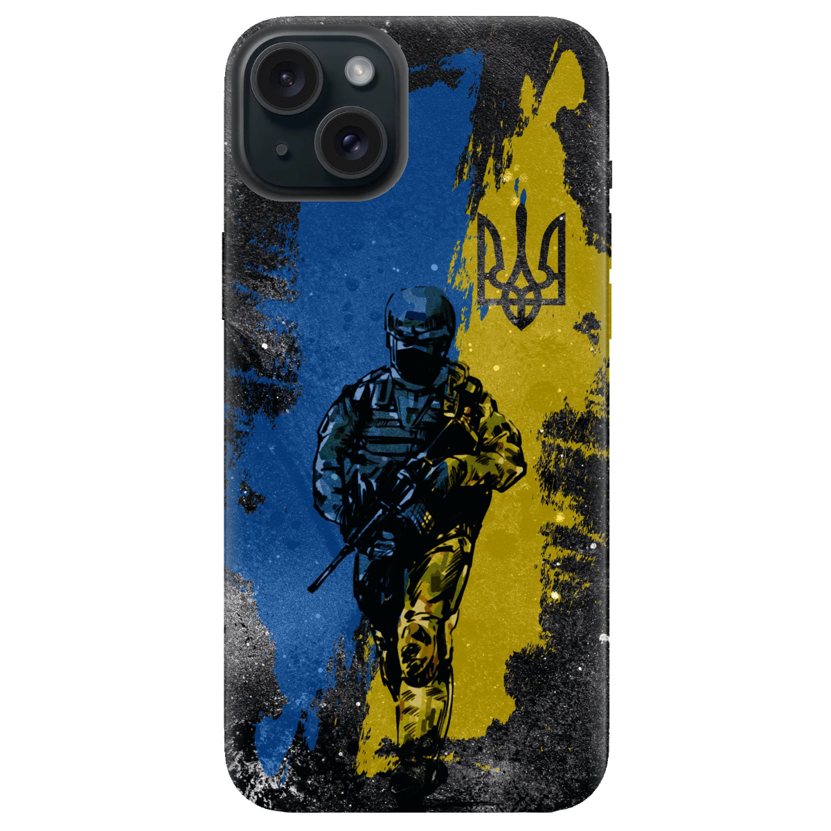 Чехол для Apple iPhone 15 Захисники України - фото 1 - Чехлы для телефонов