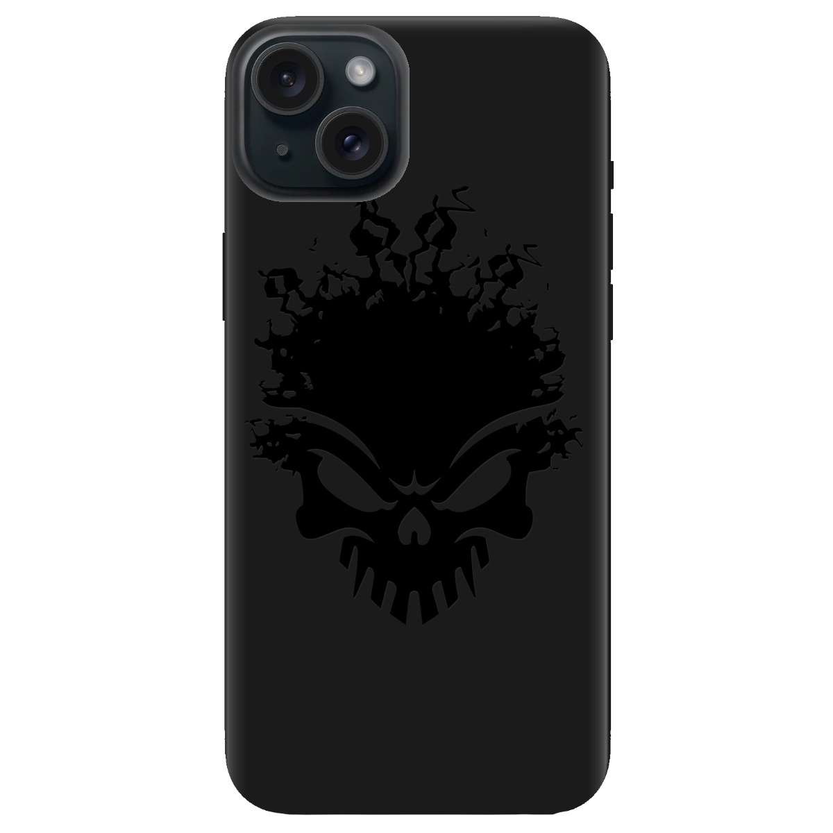 Чехол для Apple iPhone 15 Plus черный матовый soft touch Ugolek - фото 1 - Чехлы для телефонов