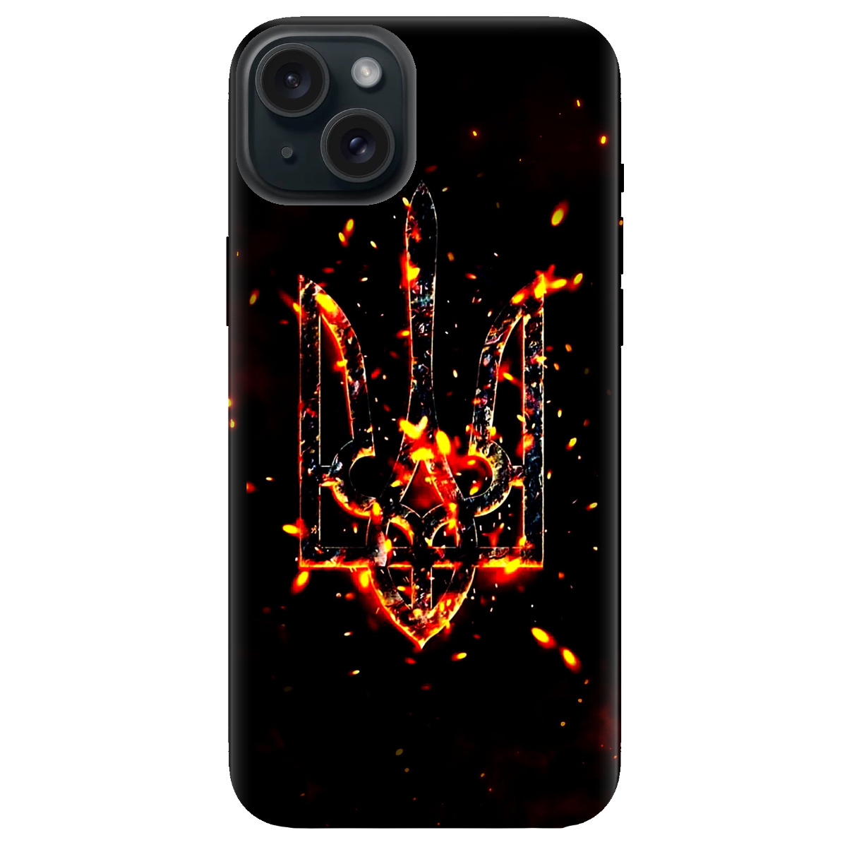 Чехол для Apple iPhone 15 Plus Вогонь - фото 1 Чехол для Apple iPhone 15 Plus Вогонь - фото 1 - Чехлы для телефонов