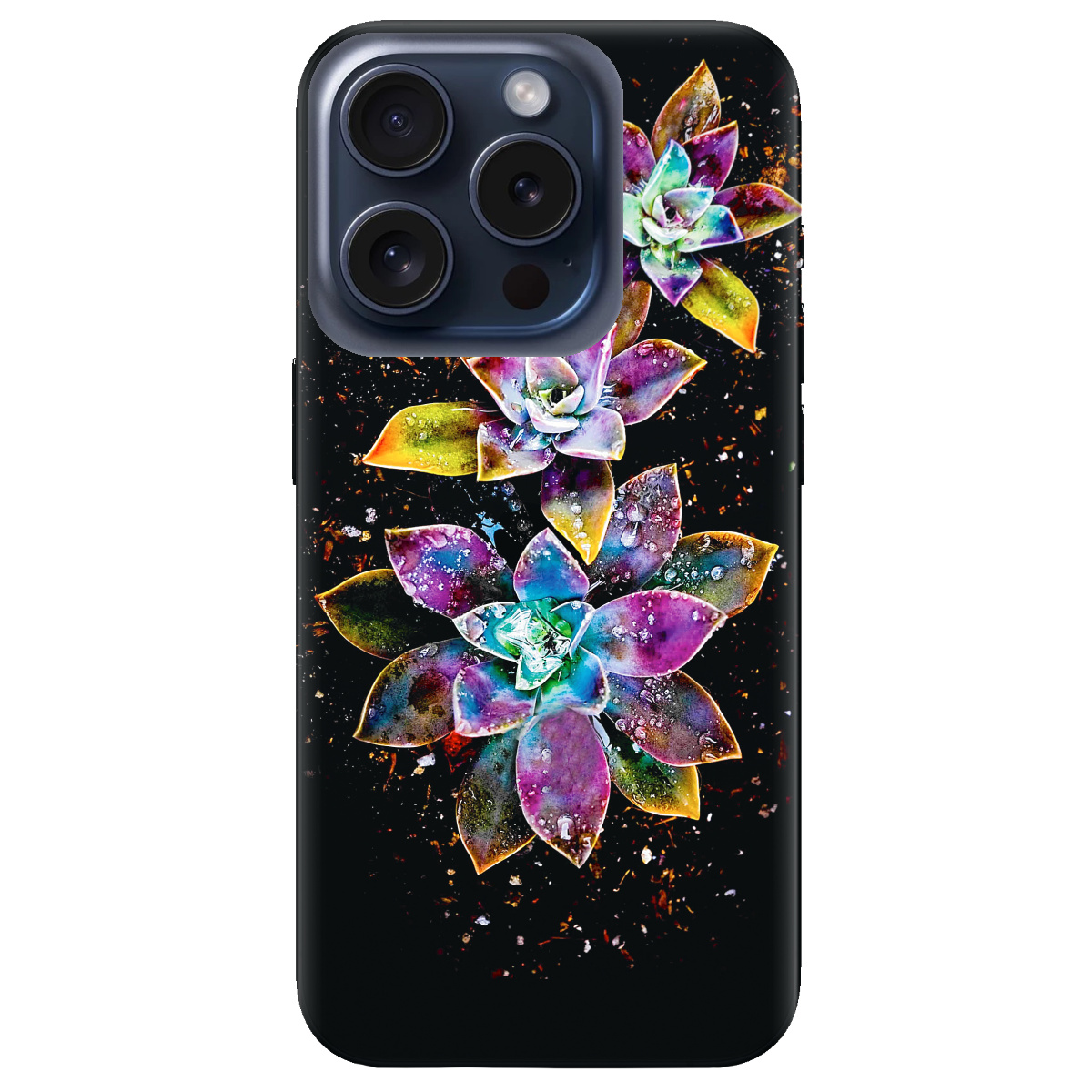 Чохол для Apple iPhone 15 Pro Magical flowers - фото 1 Чохол для Apple iPhone 15 Pro Magical flowers - фото 1 - Чохли для телефонів