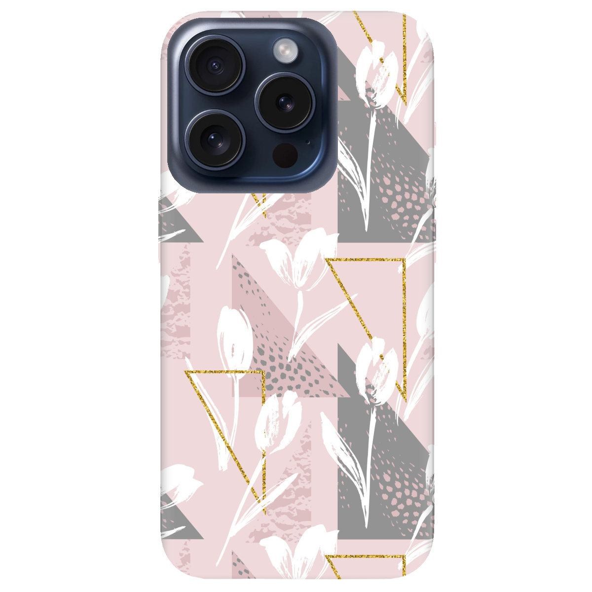 Чехол для Apple iPhone 15 Pro White tulips - фото 1 - Чехлы для телефонов