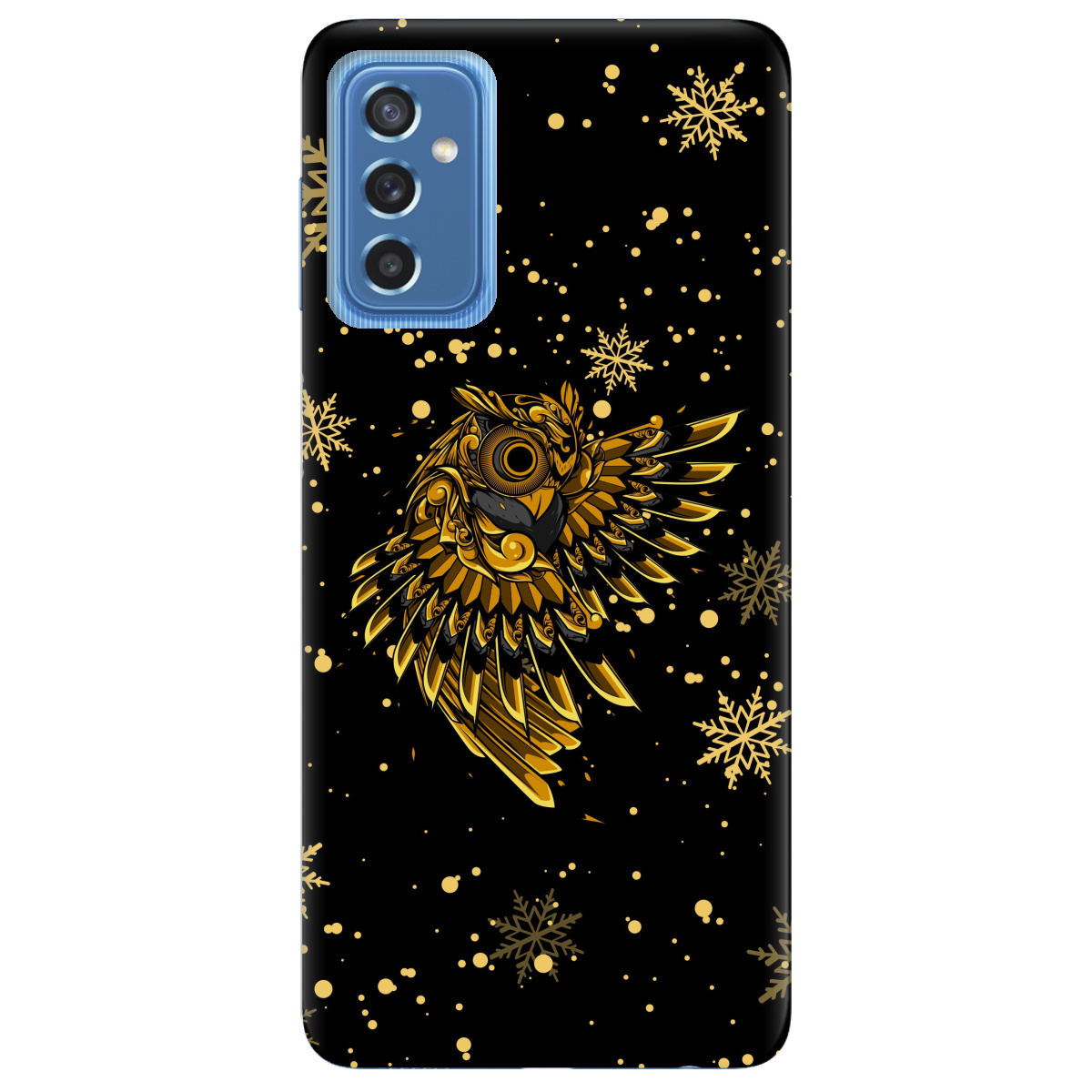 Чохол для Samsung Galaxy M52 Gold sova - фото 1 - Чохли для телефонів