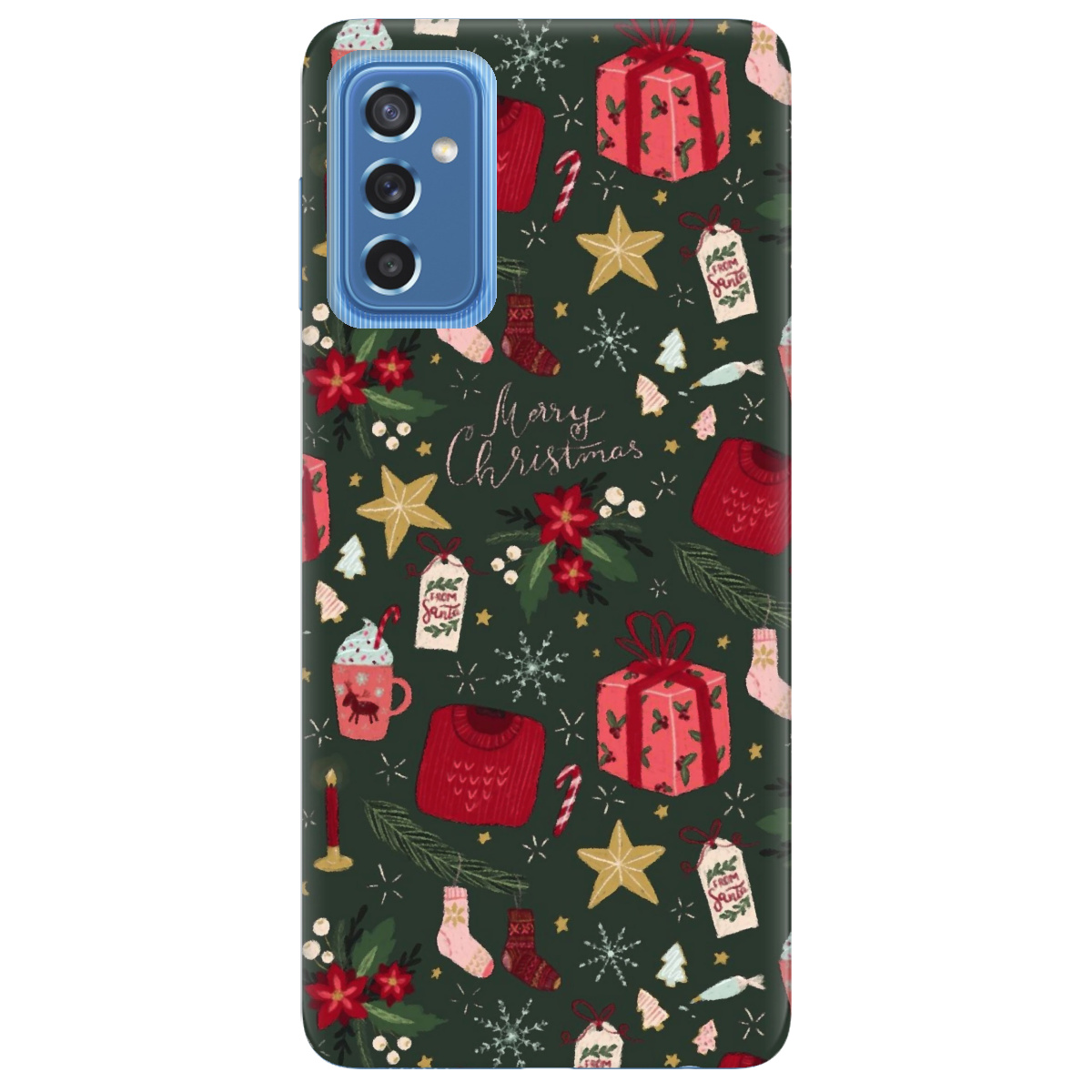 Чехол для Samsung Galaxy M52 Merry christmas - фото 1 - Чехлы для телефонов
