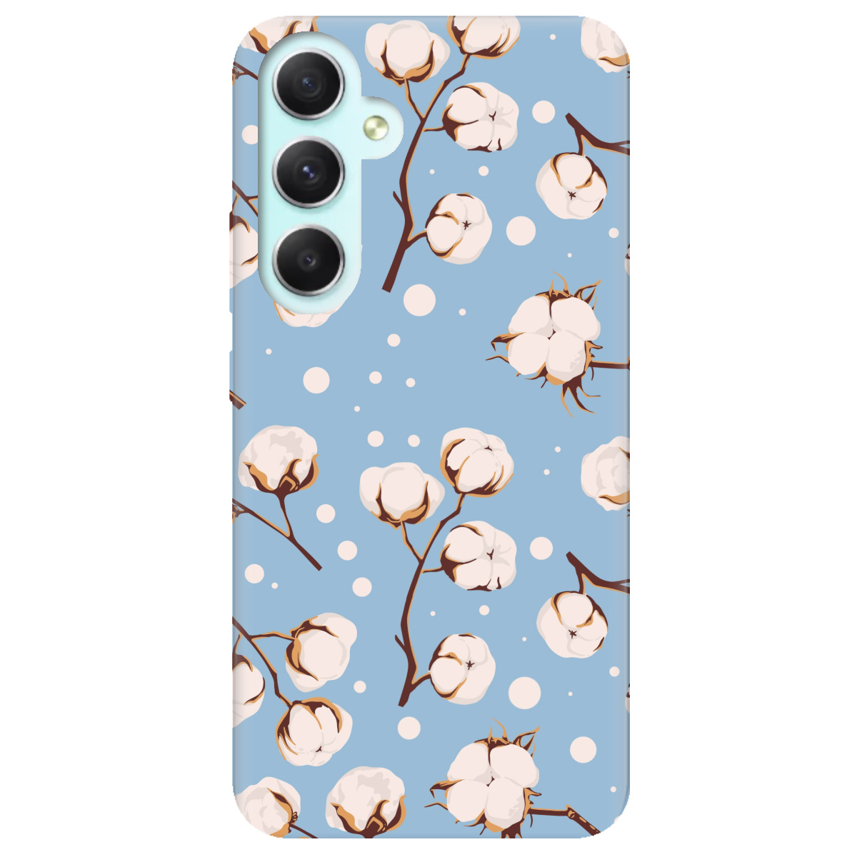 Чохол для Samsung Galaxy A34 Квітка бавовни - фото 1 - Чохли для телефонів