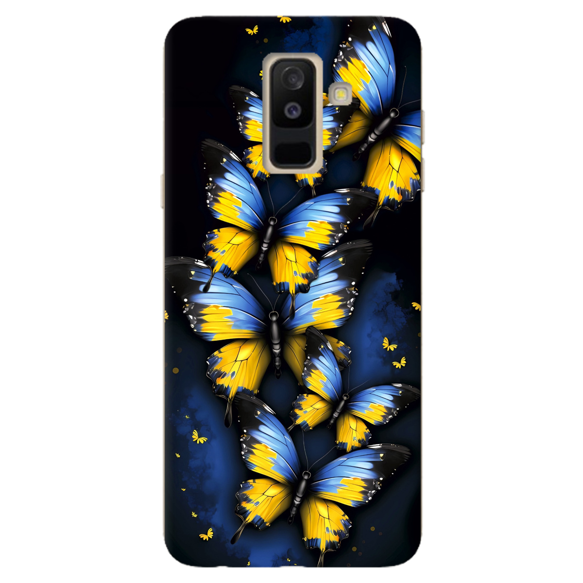 Чехол для Samsung Galaxy A6 Plus 2018 Метелики - фото 1 - Чехлы для телефонов