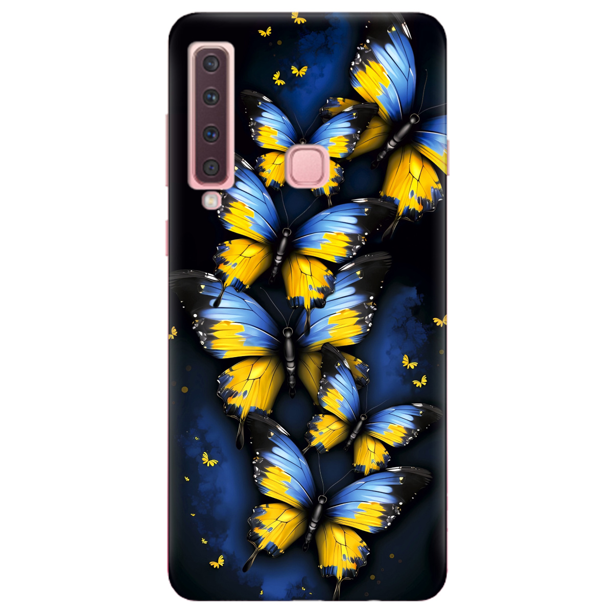Чехол для Samsung Galaxy A9 2018 Метелики - фото 1 - Чехлы для телефонов