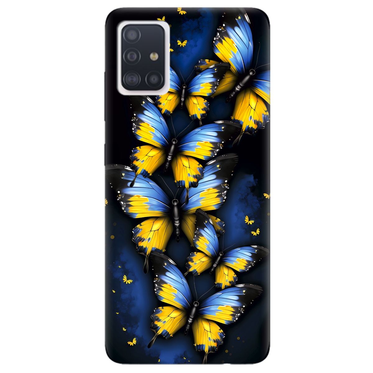 Чохол для Samsung Galaxy A71 Метелики - фото 1 Чохол для Samsung Galaxy A71 Метелики - фото 1 - Чохли для телефонів