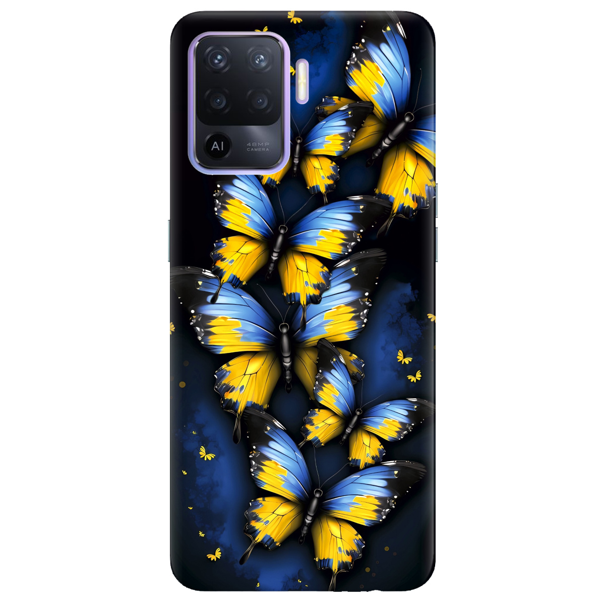 Чехол для Oppo Reno 5 Lite Метелики - фото 1 - Чехлы для телефонов