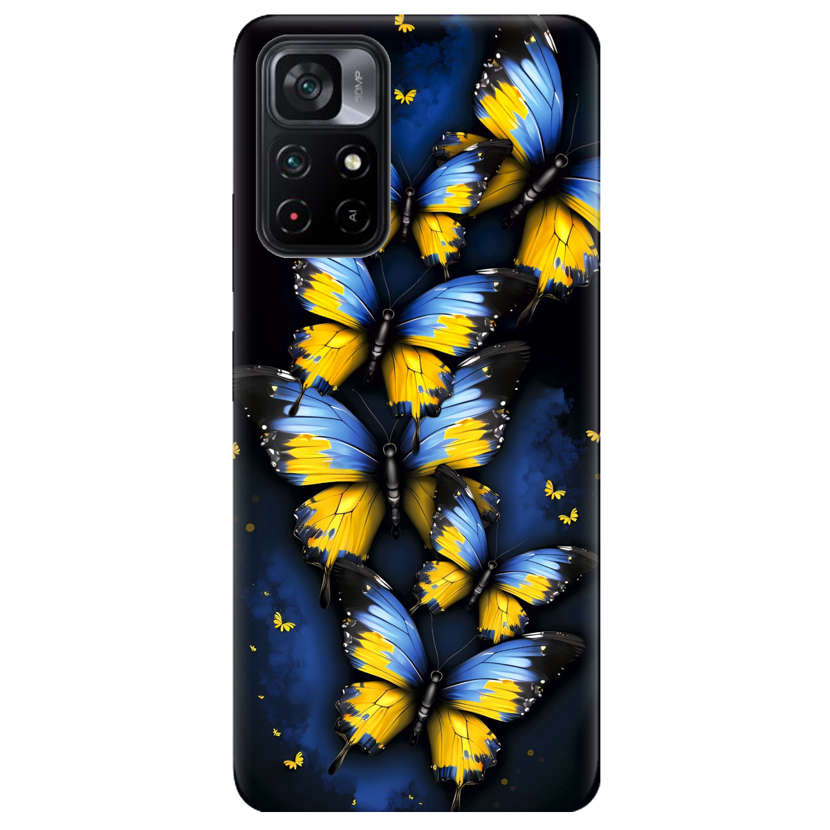 Чохол для Xiaomi Poco M4 Pro 5G Метелики - фото 1 - Чохли для телефонів