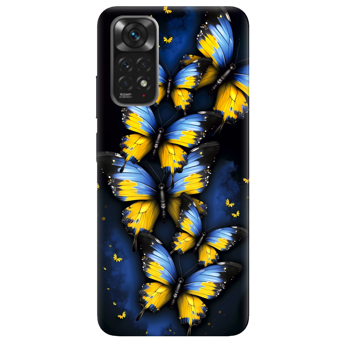 Чехол для Xiaomi Redmi Note 11 Метелики - фото 1 - Чехлы для телефонов