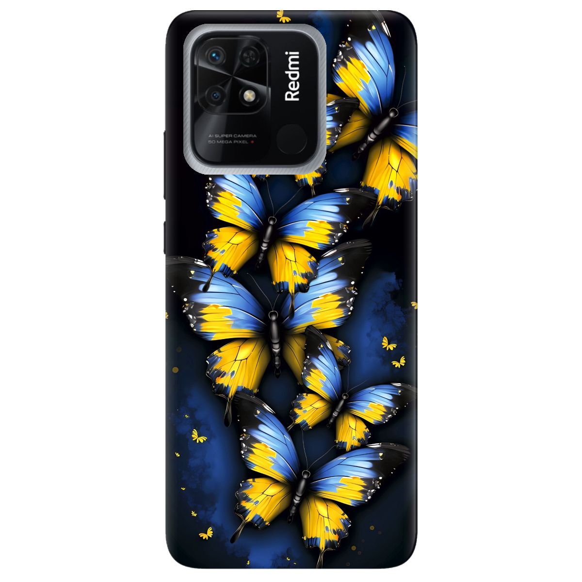 Чохол для Xiaomi Redmi 10C Метелики - фото 1 - Чохли для телефонів