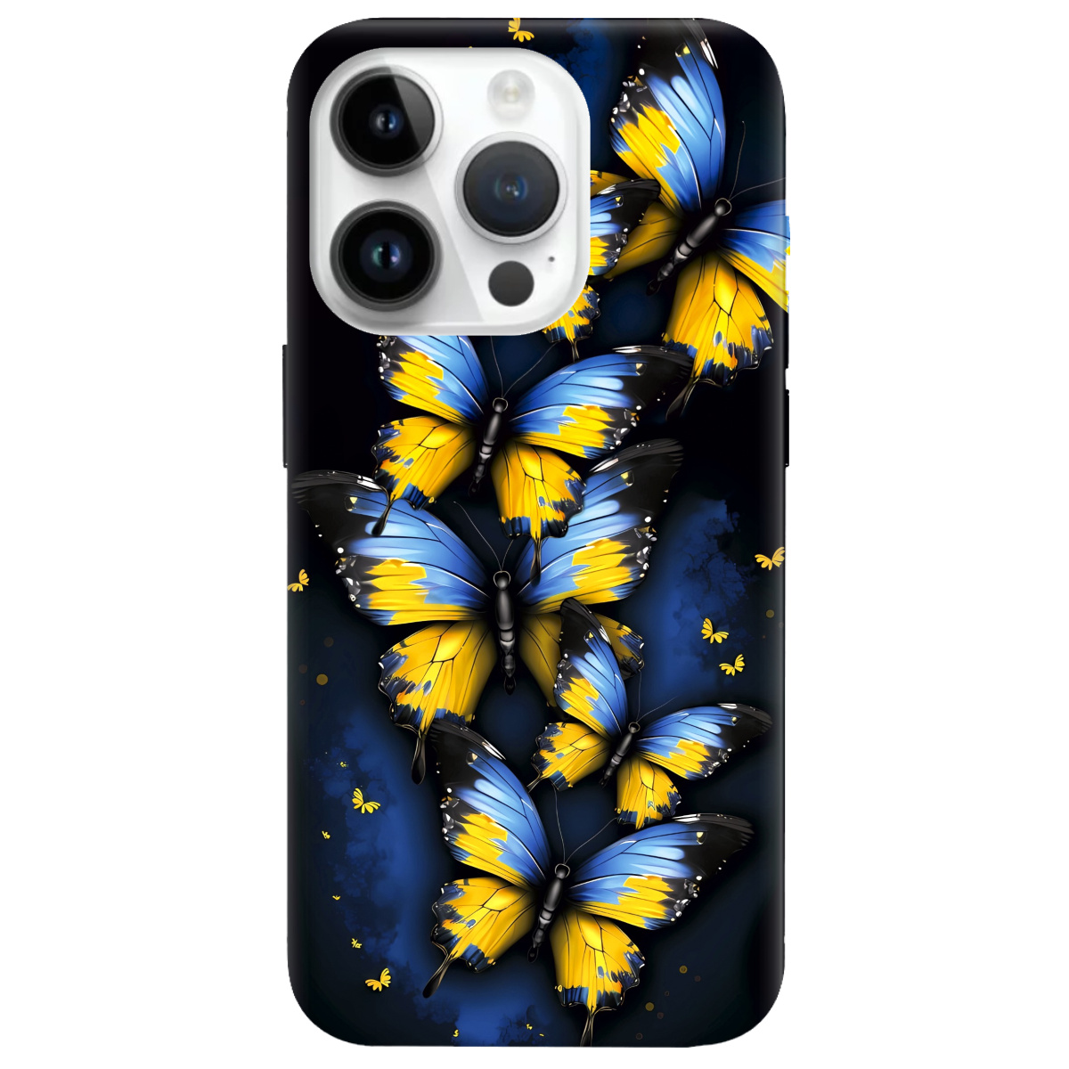 Чохол для Apple iPhone 14 Pro Метелики - фото 1 - Чохли для телефонів