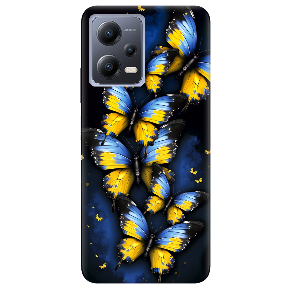 Чехол для Xiaomi Redmi Note 12 5G Метелики - фото 1 - Чехлы для телефонов