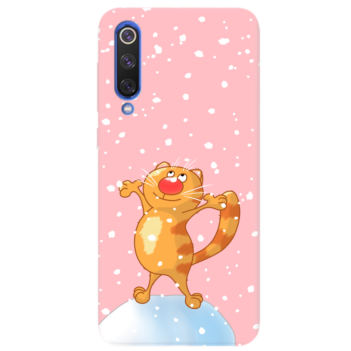 Чехол для Xiaomi Mi 9 нежно-розовый матовый soft touch Be Happy - фото 1 Чехол для Xiaomi Mi 9 нежно-розовый матовый soft touch Be Happy - фото 1 - Чехлы для телефонов