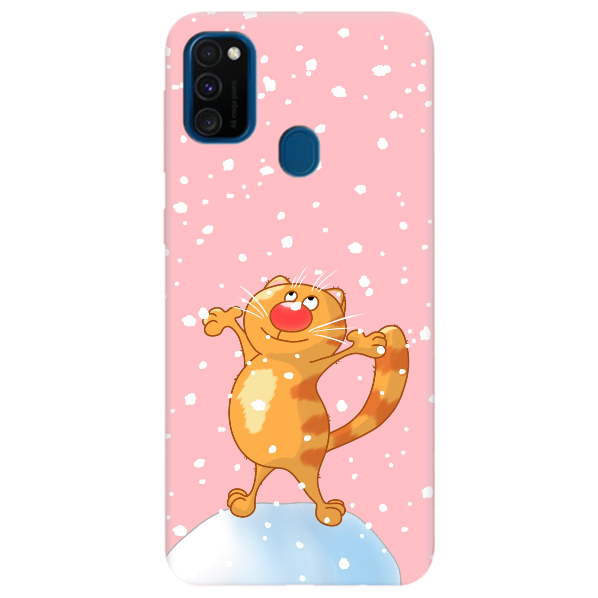 Чохол для Samsung Galaxy M30s ніжно-рожевий матовий soft touch Be Happy - фото 1 Чохол для Samsung Galaxy M30s ніжно-рожевий матовий soft touch Be Happy - фото 1 - Чохли для телефонів