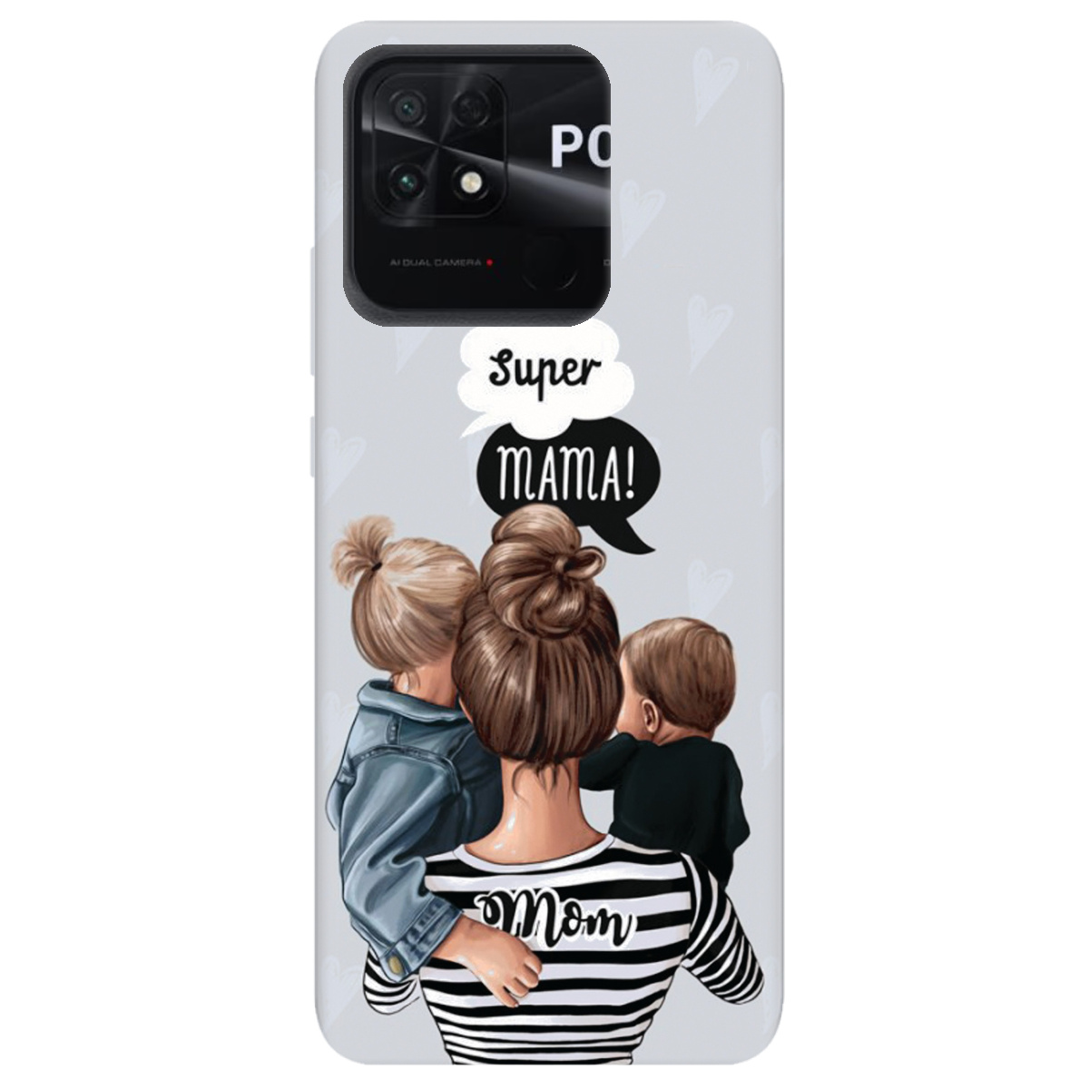 Чехол для Xiaomi Poco C40 Super Mama - фото 1 Чехол для Xiaomi Poco C40 Super Mama - фото 1 - Чехлы для телефонов