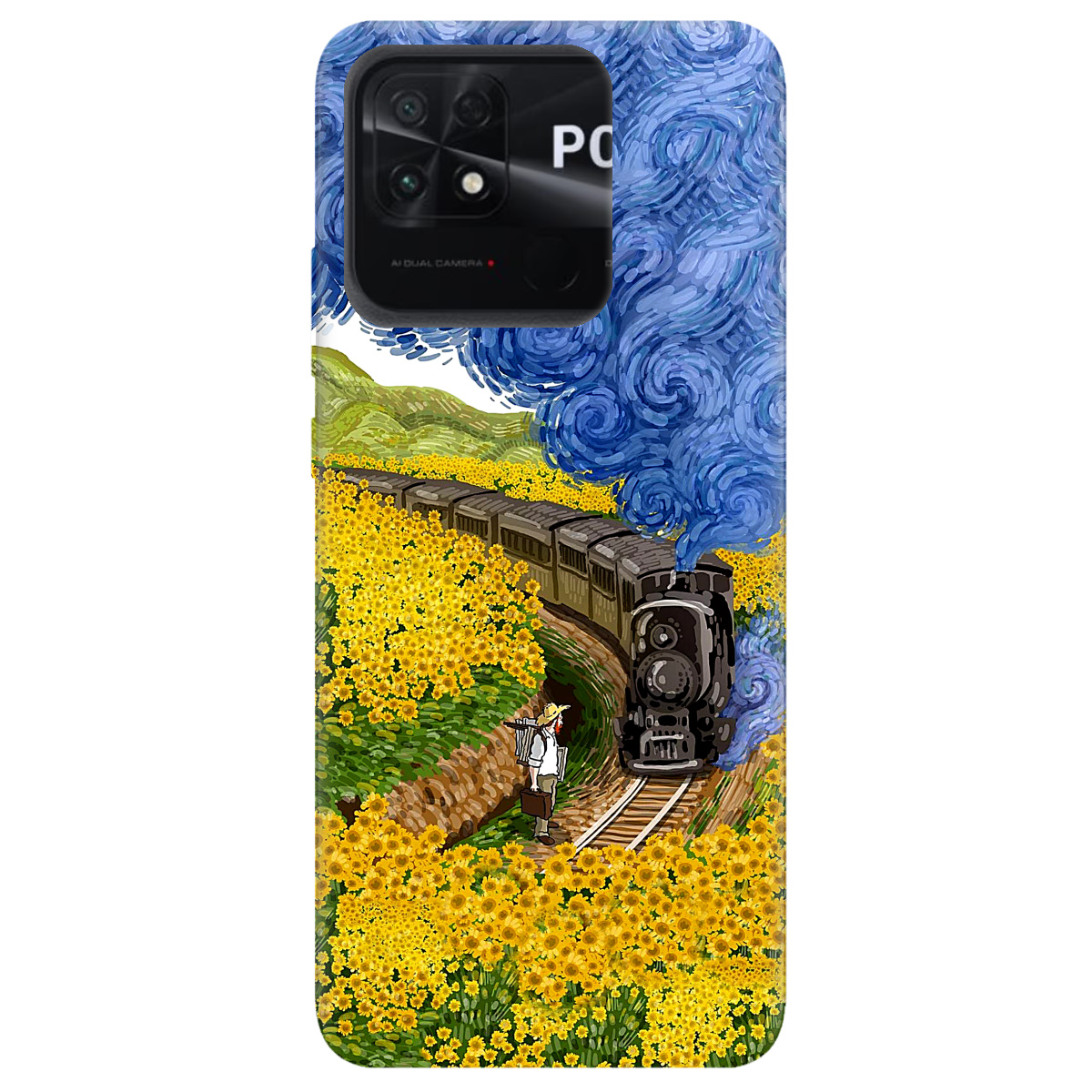 Чохол для Xiaomi Poco C40 Train - фото 1 - Чохли для телефонів