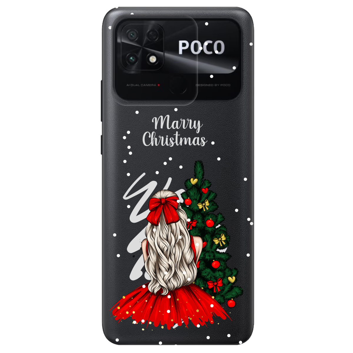 Чехол для Xiaomi Poco C40 Beautiful christmas - фото 1 Чехол для Xiaomi Poco C40 Beautiful christmas - фото 1 - Чехлы для телефонов