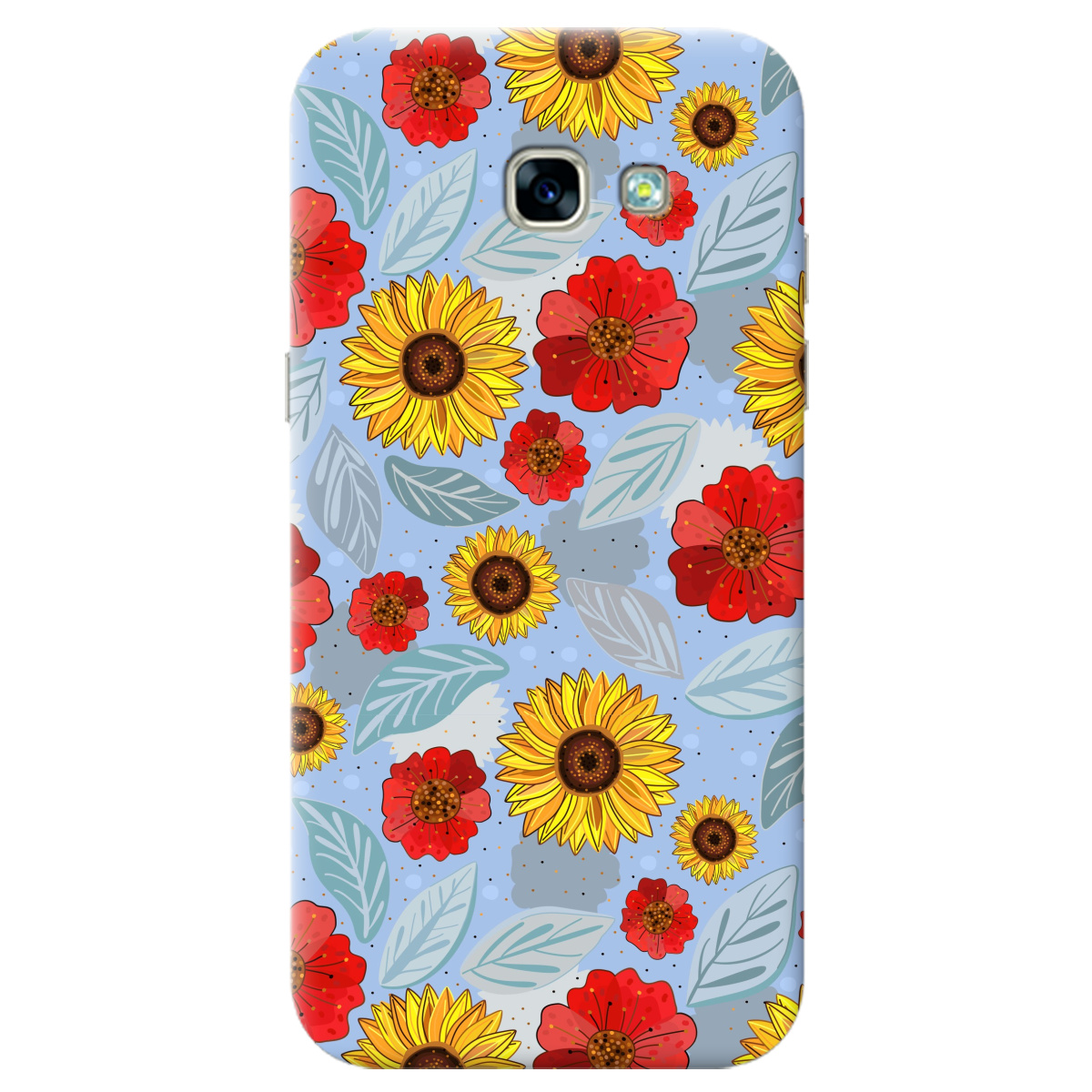 Чехол для Samsung Galaxy A5 2017 Соняшники і маки - фото 1 Чехол для Samsung Galaxy A5 2017 Соняшники і маки - фото 1 - Чехлы для телефонов