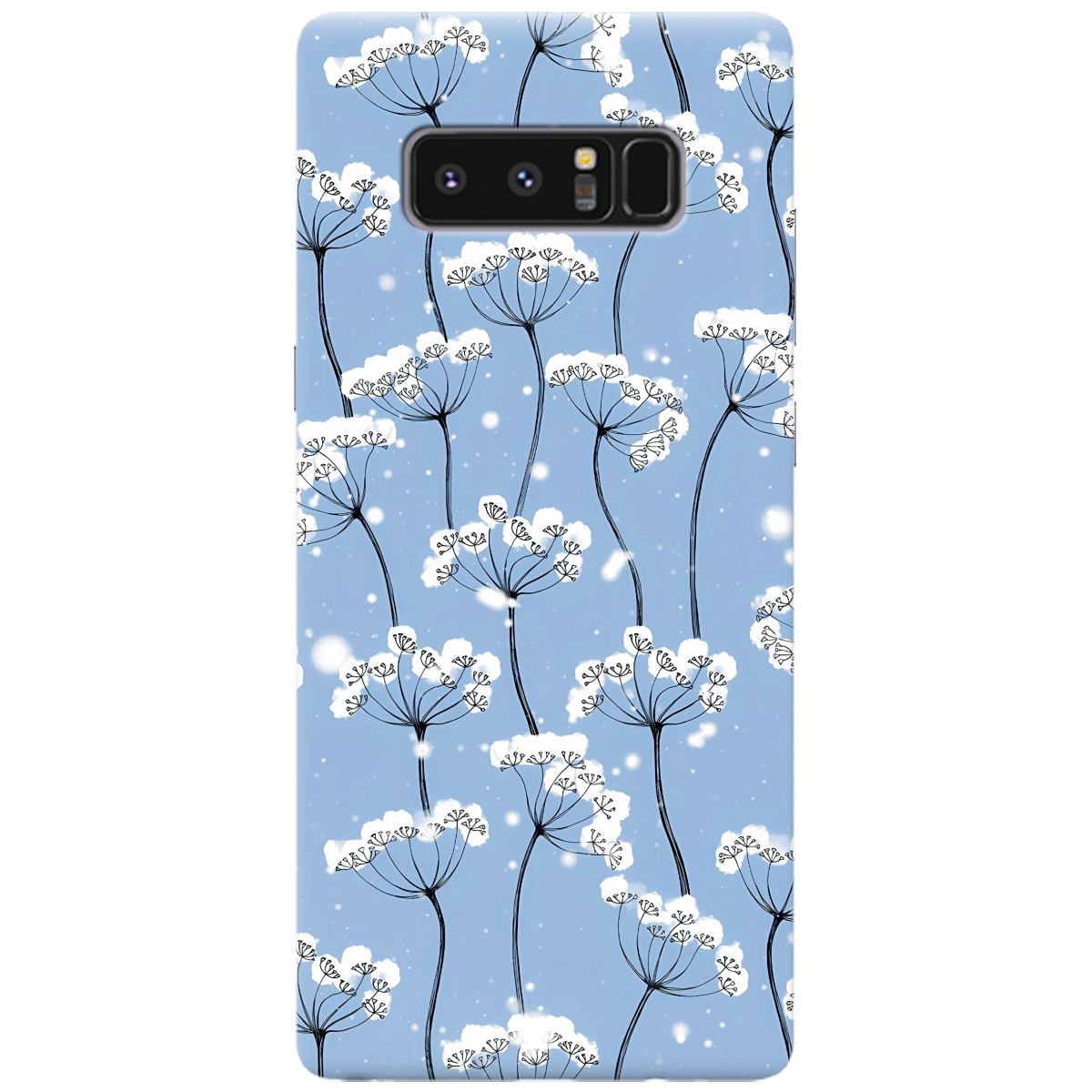 Чехол для Samsung Galaxy Note 8 Пухнасті сніжинки - фото 1 - Чехлы для телефонов