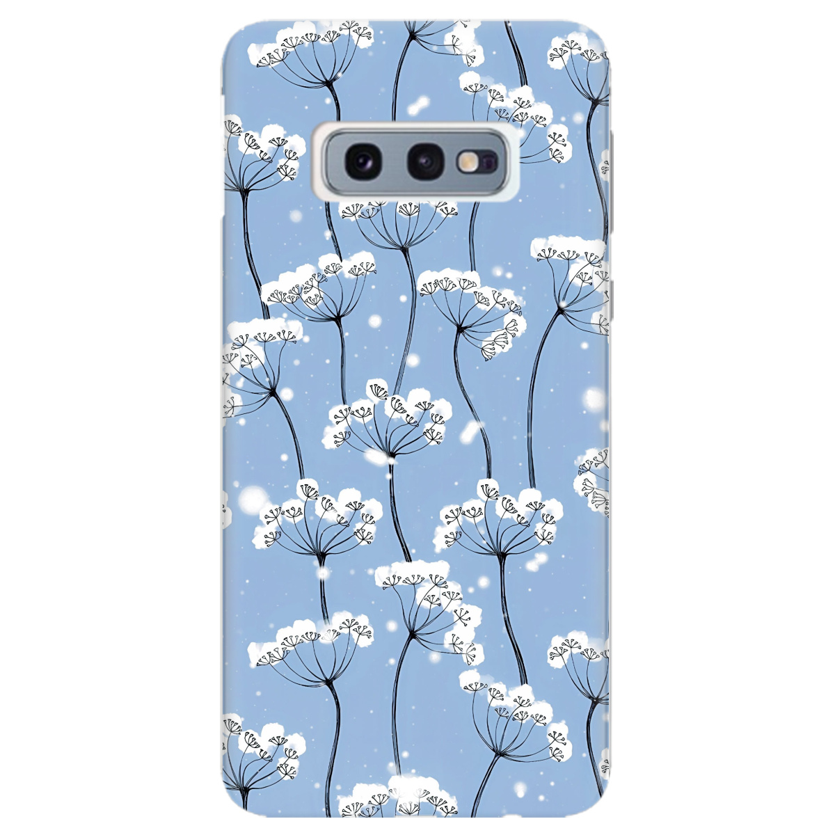Чехол для Samsung Galaxy S10e Пухнасті сніжинки - фото 1 - Чехлы для телефонов