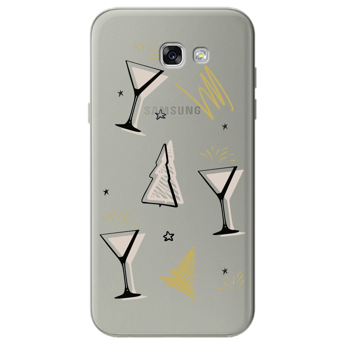 Чохол для Samsung Galaxy A7 2017 Hello New Year - фото 1 - Чохли для телефонів