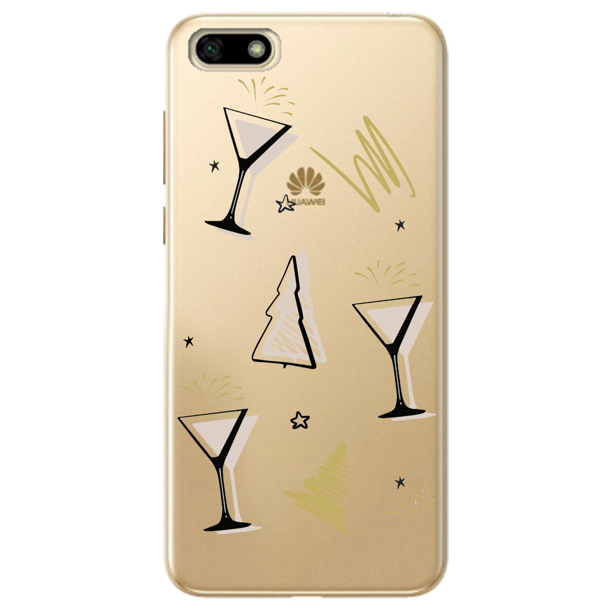 Чехол для Huawei Y5 2018 Hello New Year - фото 1 - Чехлы для телефонов