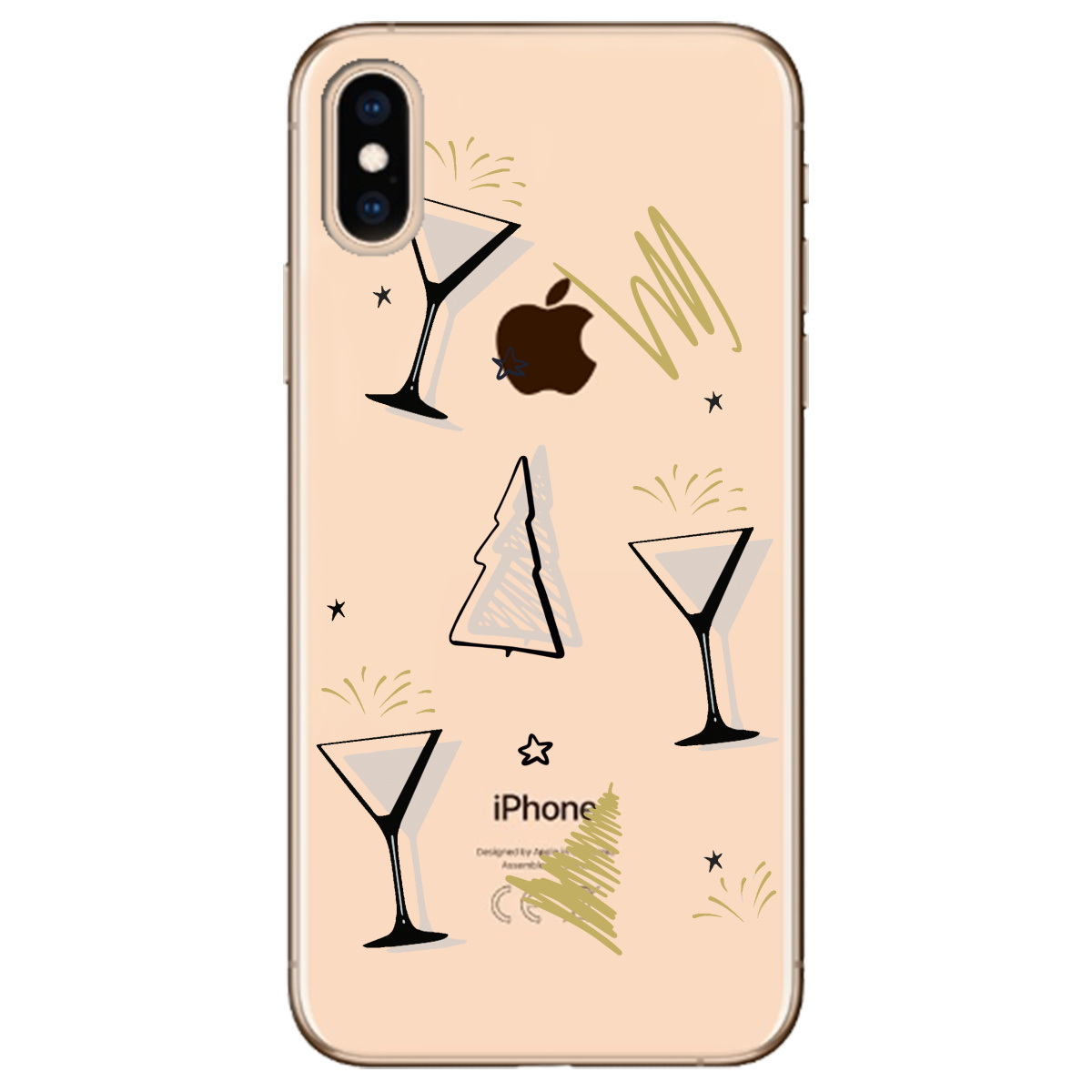 Чехол для Apple iPhone XS Hello New Year - фото 1 - Чехлы для телефонов