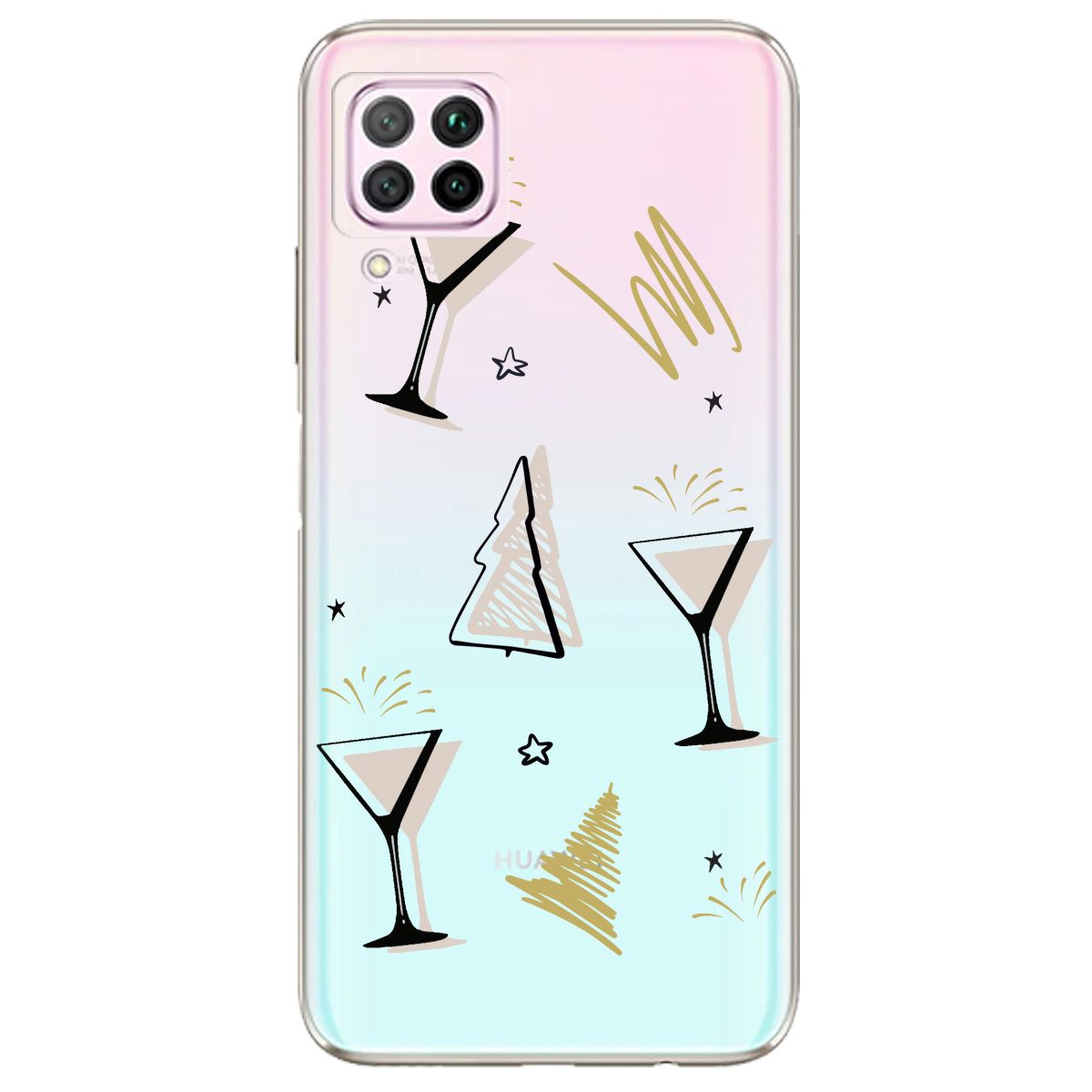 Чехол для Huawei P40 Lite Hello New Year - фото 1 - Чехлы для телефонов