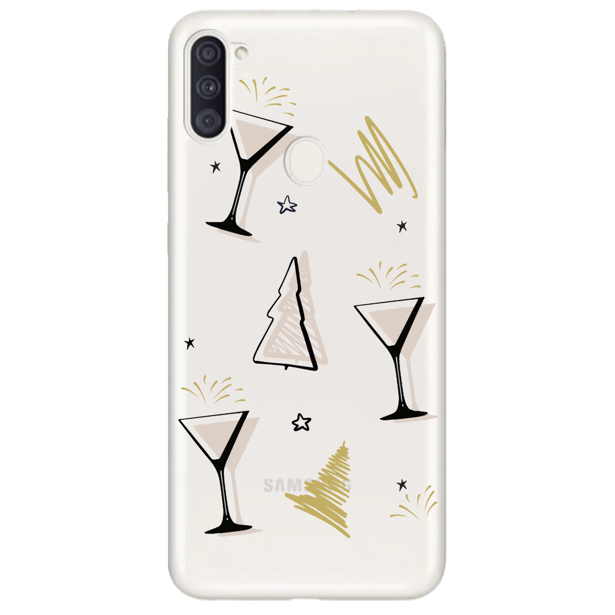Чехол для Samsung Galaxy M11 Hello New Year - фото 1 Чехол для Samsung Galaxy M11 Hello New Year - фото 1 - Чехлы для телефонов