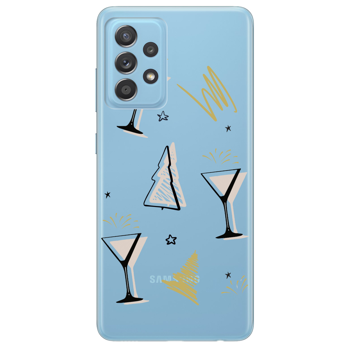 Чохол для Samsung Galaxy А52 Hello New Year - фото 1 Чохол для Samsung Galaxy А52 Hello New Year - фото 1 - Чохли для телефонів